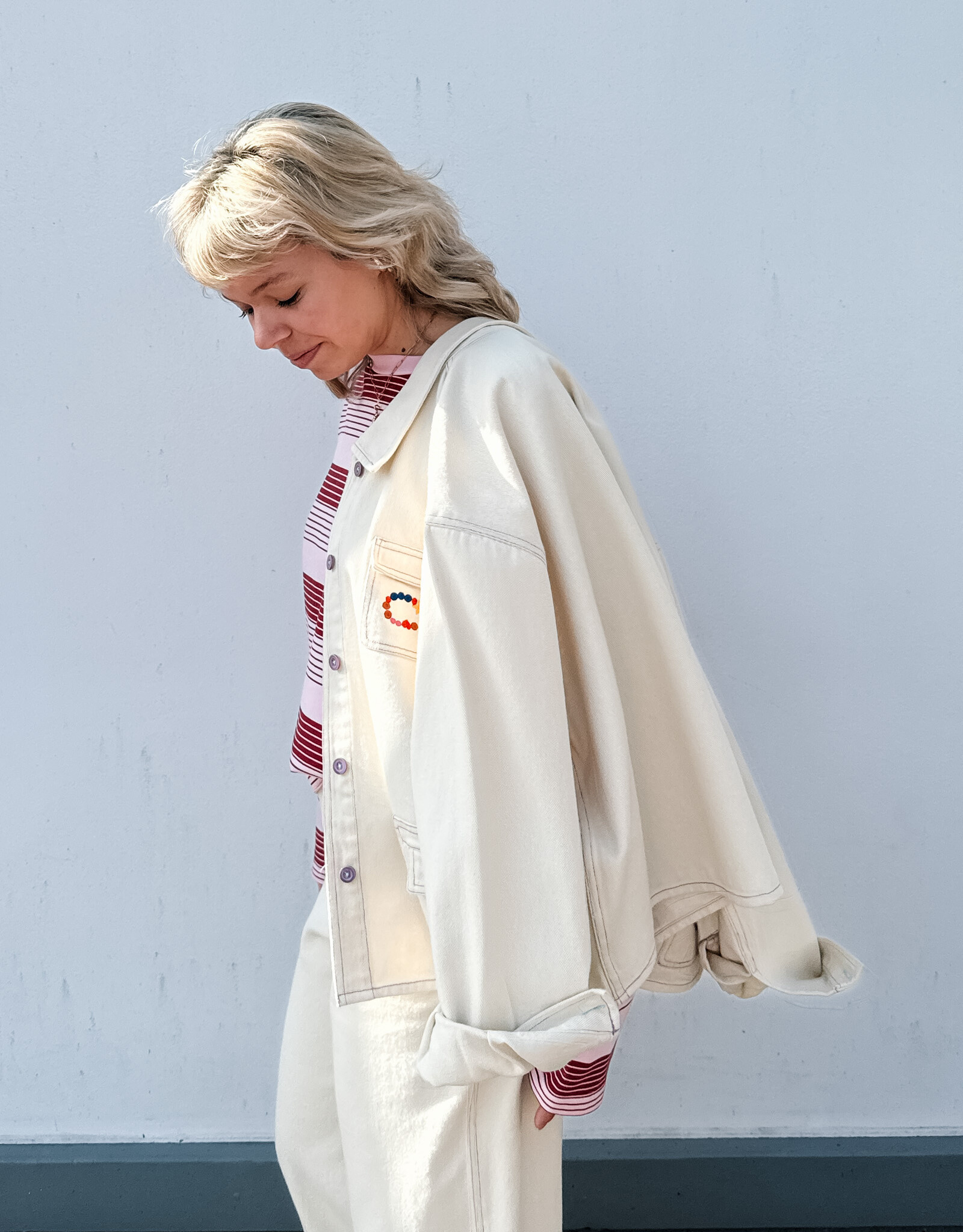Lollys Laundry Jacket 'April' - Creme - Lollys Laundry