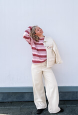 Lollys Laundry Broek 'Florida' - Creme - Lollys Laundry