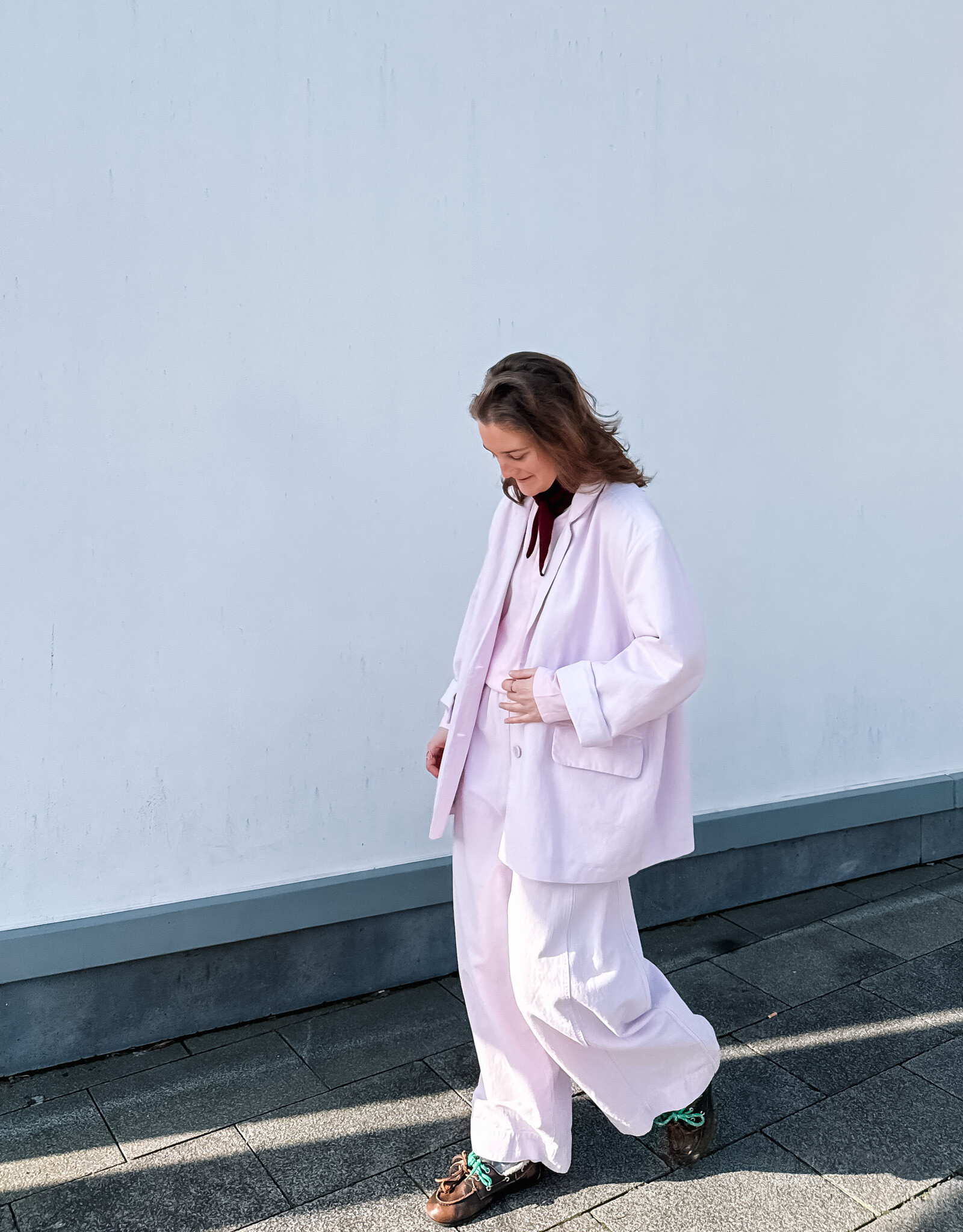 American Vintage Broek 'Namaz' - Dragee - Nam10B -  American Vintage