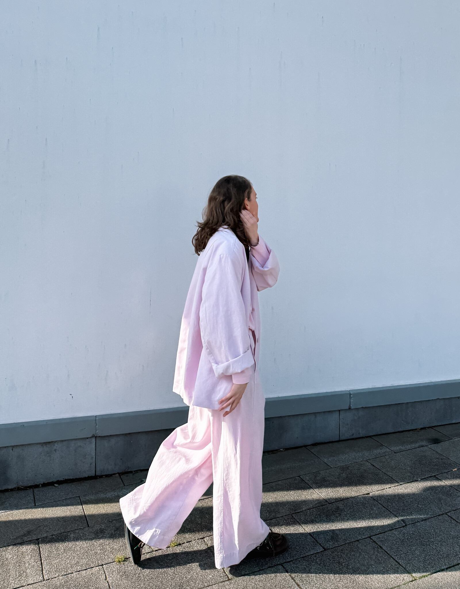 American Vintage Broek 'Namaz' - Dragee - Nam10B -  American Vintage