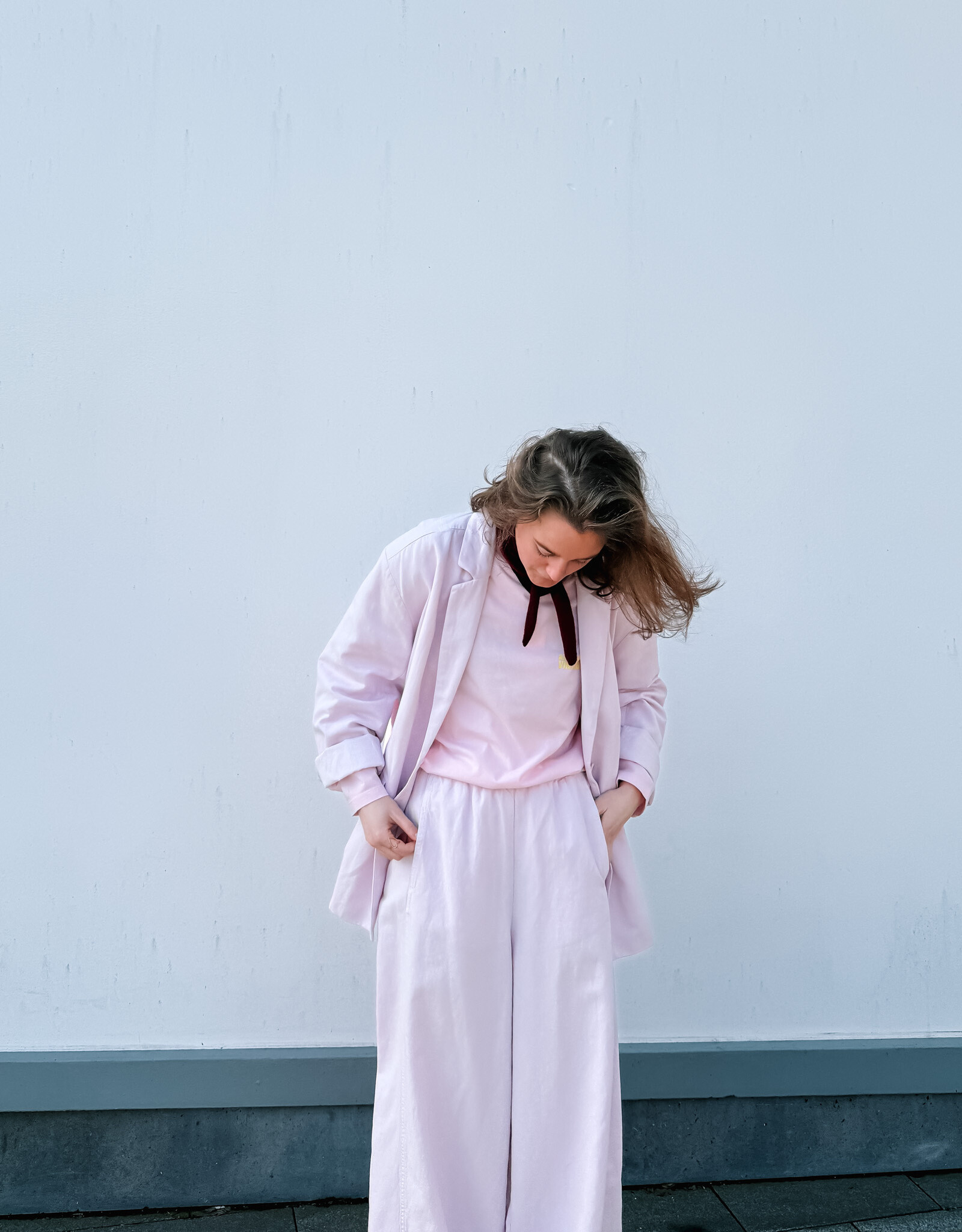 American Vintage Broek 'Namaz' - Dragee - Nam10B -  American Vintage