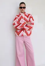 Another Label Broek Wide 'Moore Denim' - Pink Nectar  - Another Label