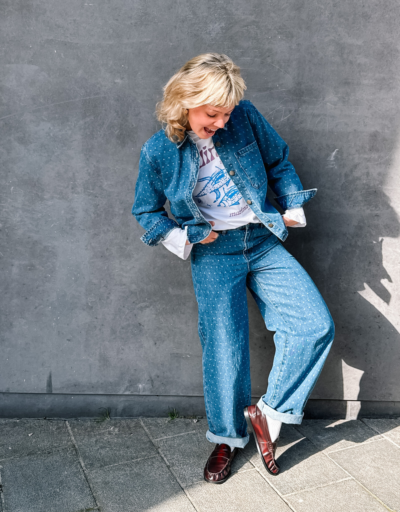 Moves Hemd 'Calima' - Medium Blue - Moves