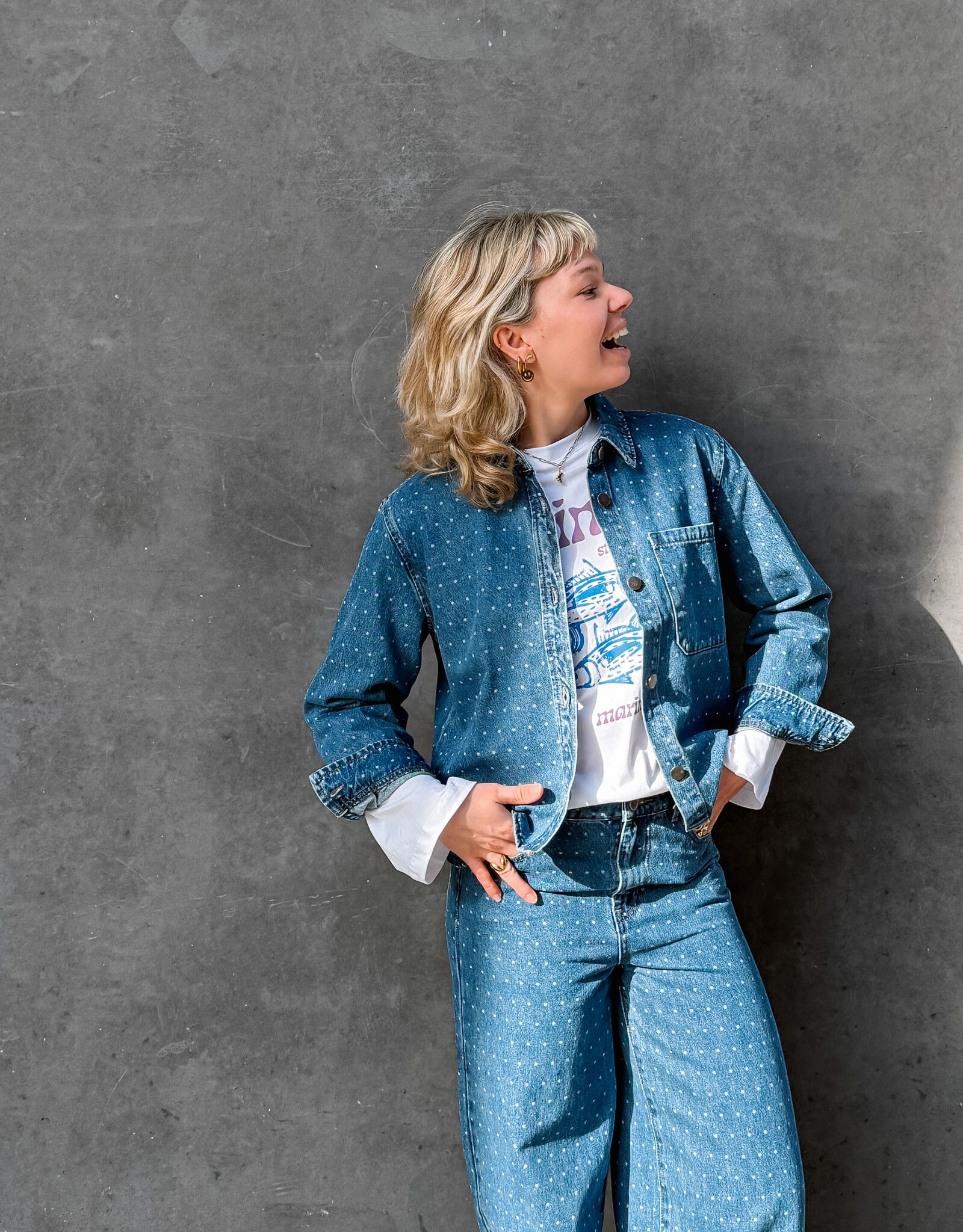 Moves Hemd 'Calima' - Medium Blue - Moves