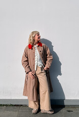 Damson Madder Trench Reversible  'Anja' - Tan/Red - Damson Madder
