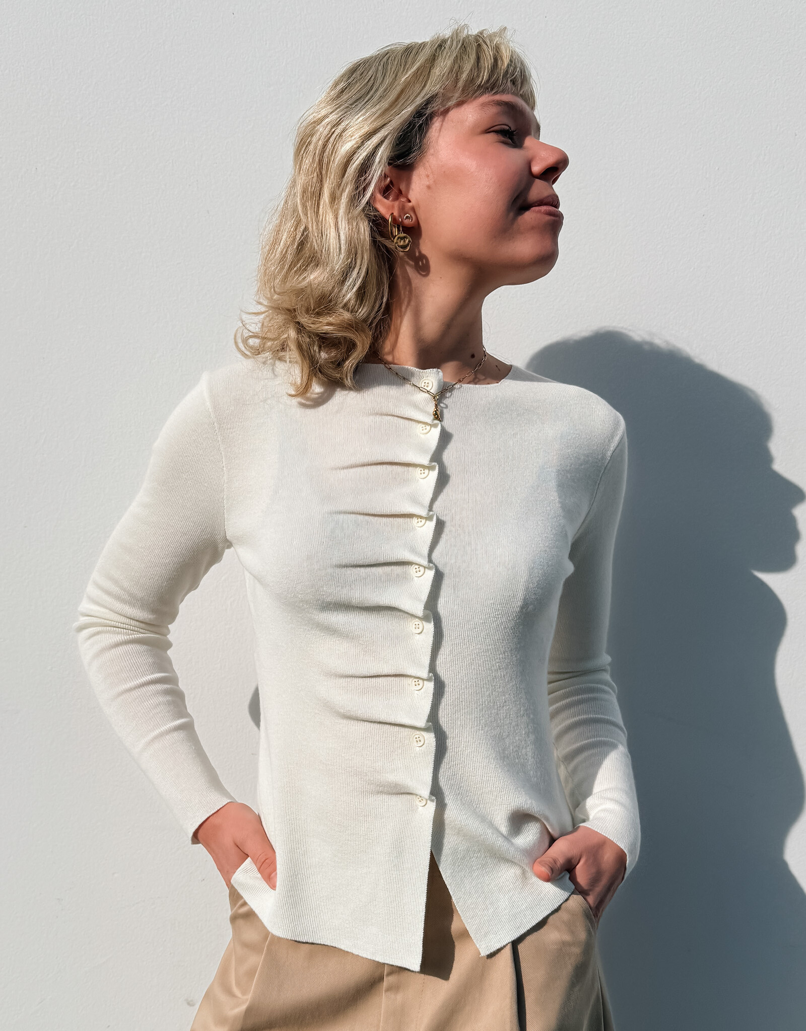 Suncoo Gilet 'Gamira' - Blanc Casse - Suncoo