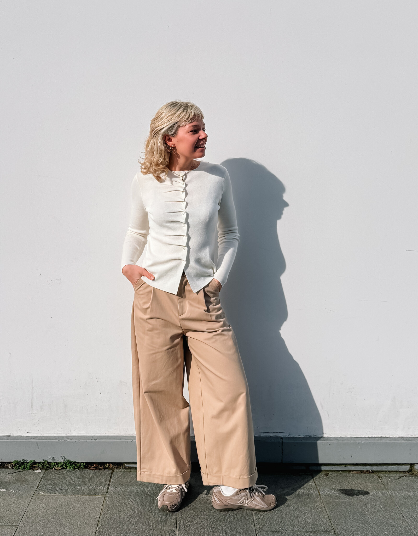 Broek 'Henia' - Beige - Artlove