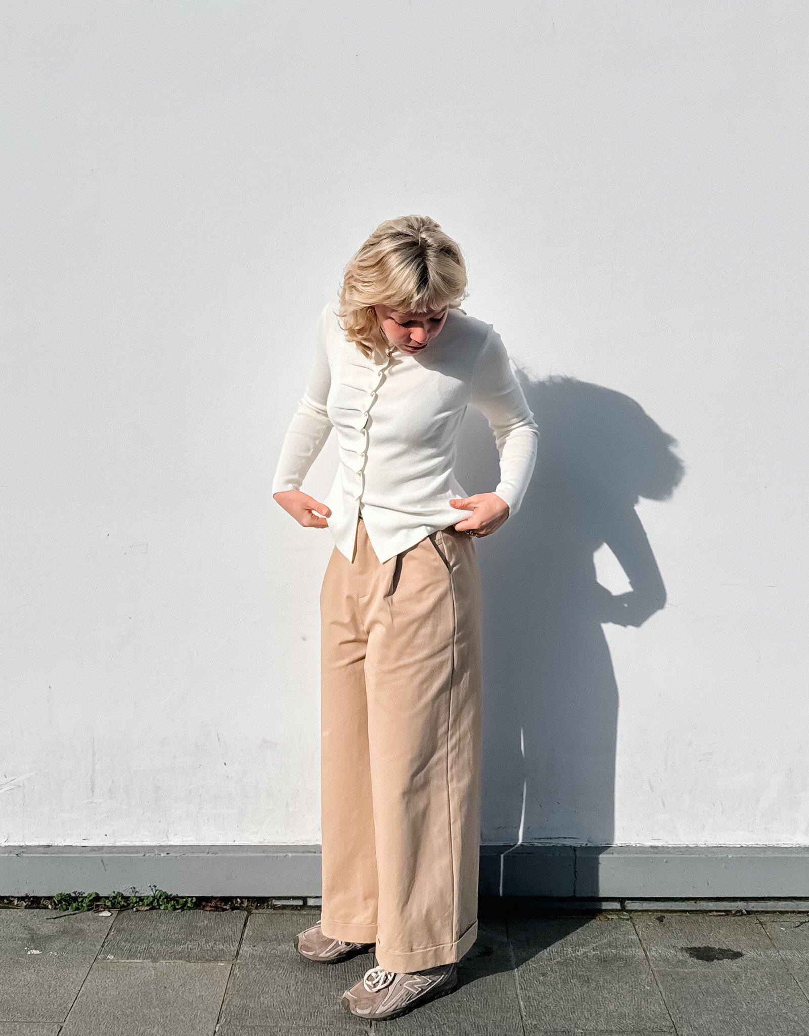 Broek 'Henia' - Beige - Artlove