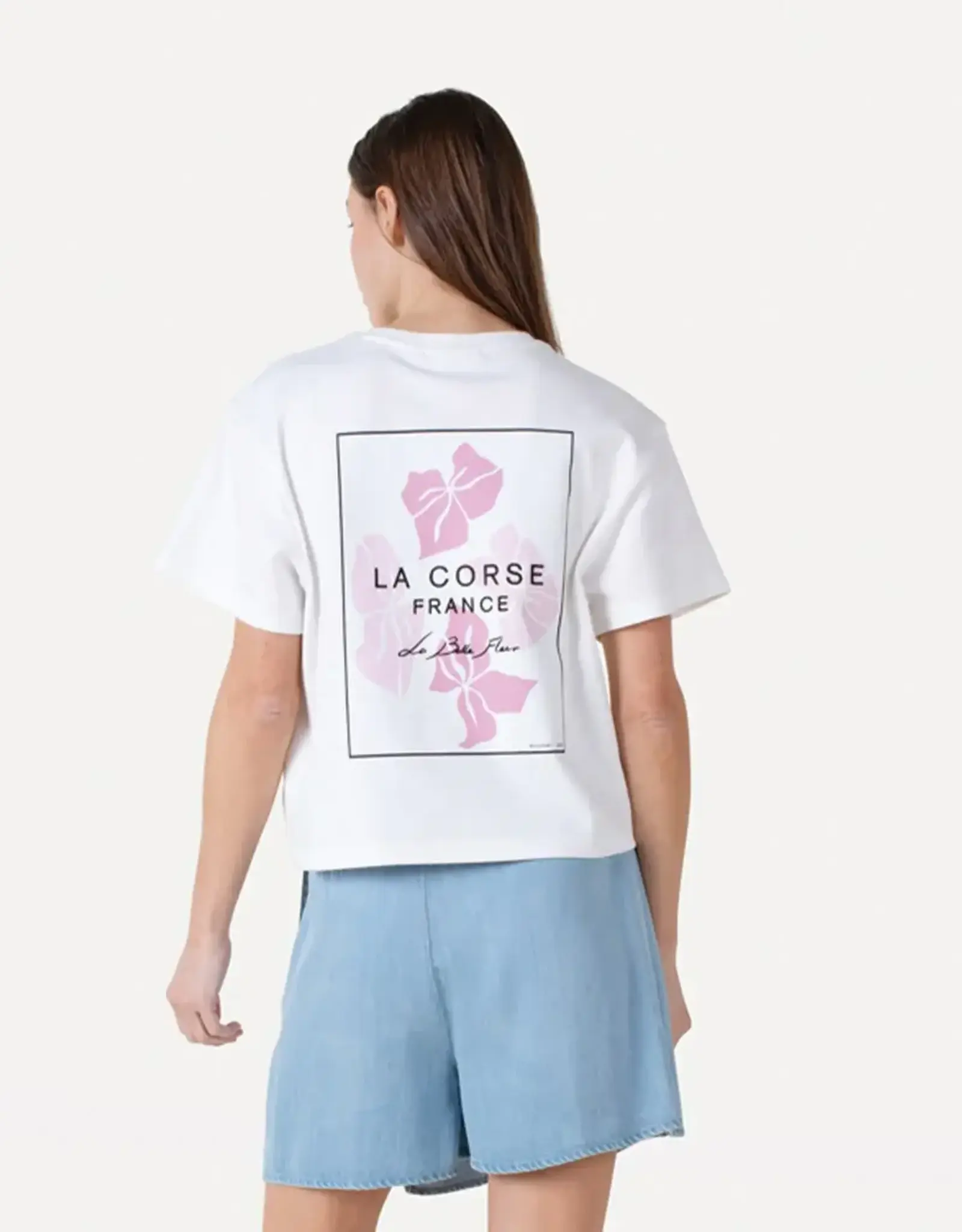 Another Label T-Shirt 'Gina La Corse' - Off White - Another Label