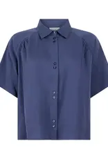 Another Label Blouse 'Esila' - Crown Blue - Another-Label