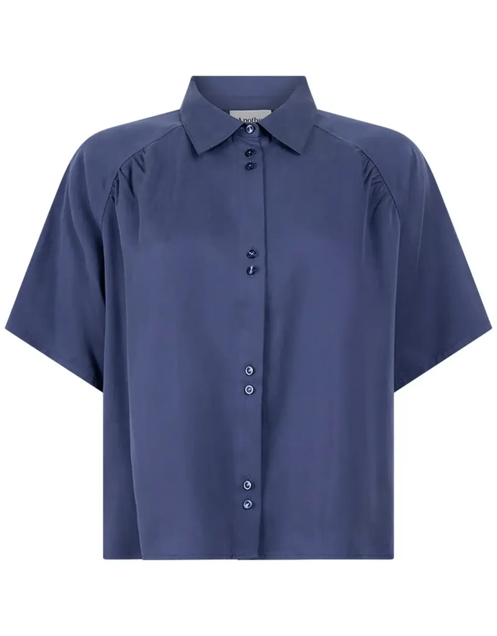 Another Label Blouse 'Esila' - Crown Blue - Another-Label