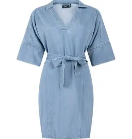 Another Label Jurk 'Genivee' - Light Blue - Another-Label