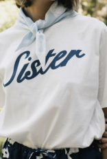 The Tiny Big Sister T-Shirt 'Sister' - Off White - The Tiny Big Sister