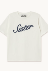 The Tiny Big Sister T-Shirt 'Sister' - Off White - The Tiny Big Sister