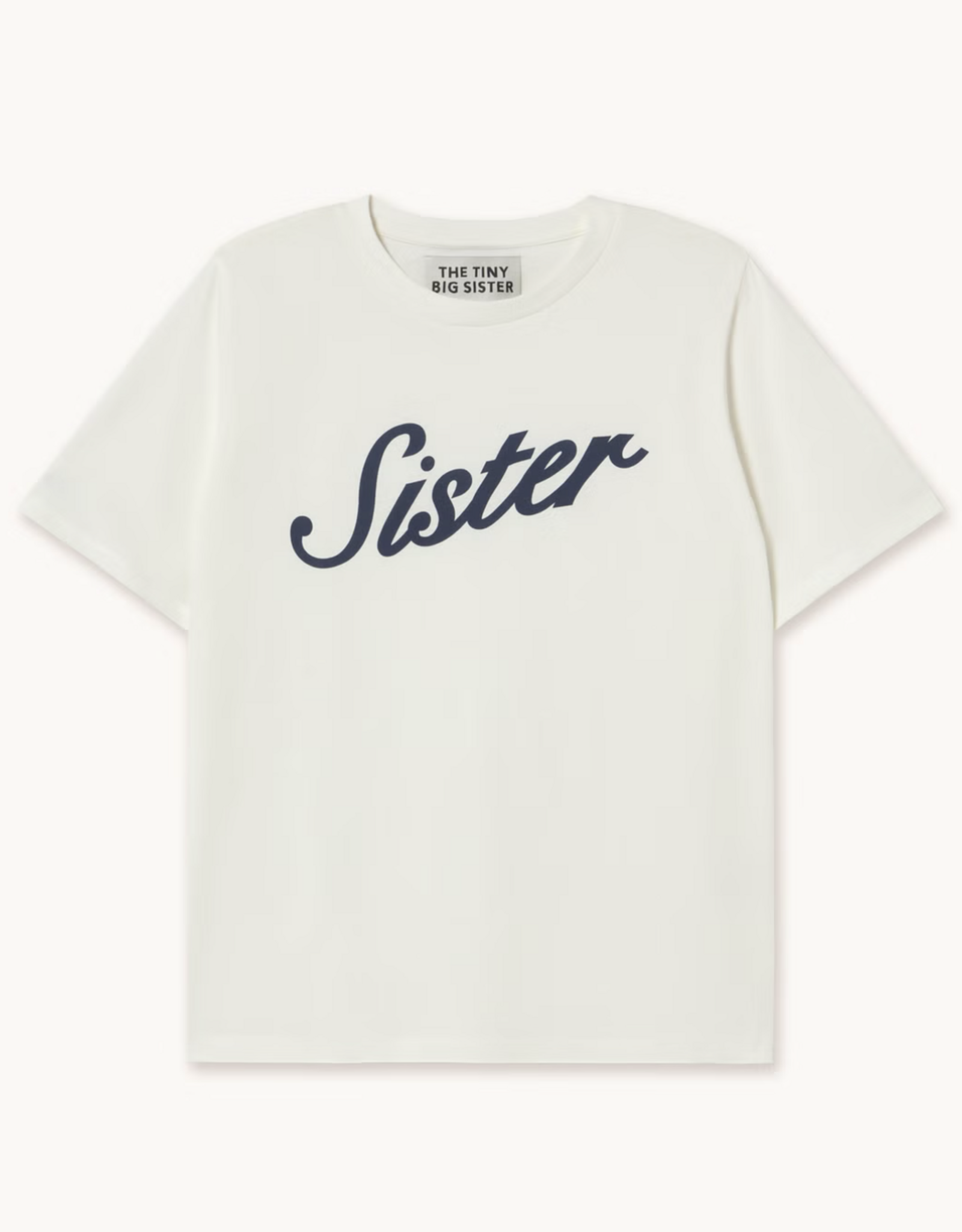The Tiny Big Sister T-Shirt 'Sister' - Off White - The Tiny Big Sister