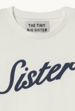 The Tiny Big Sister T-Shirt 'Sister' - Off White - The Tiny Big Sister