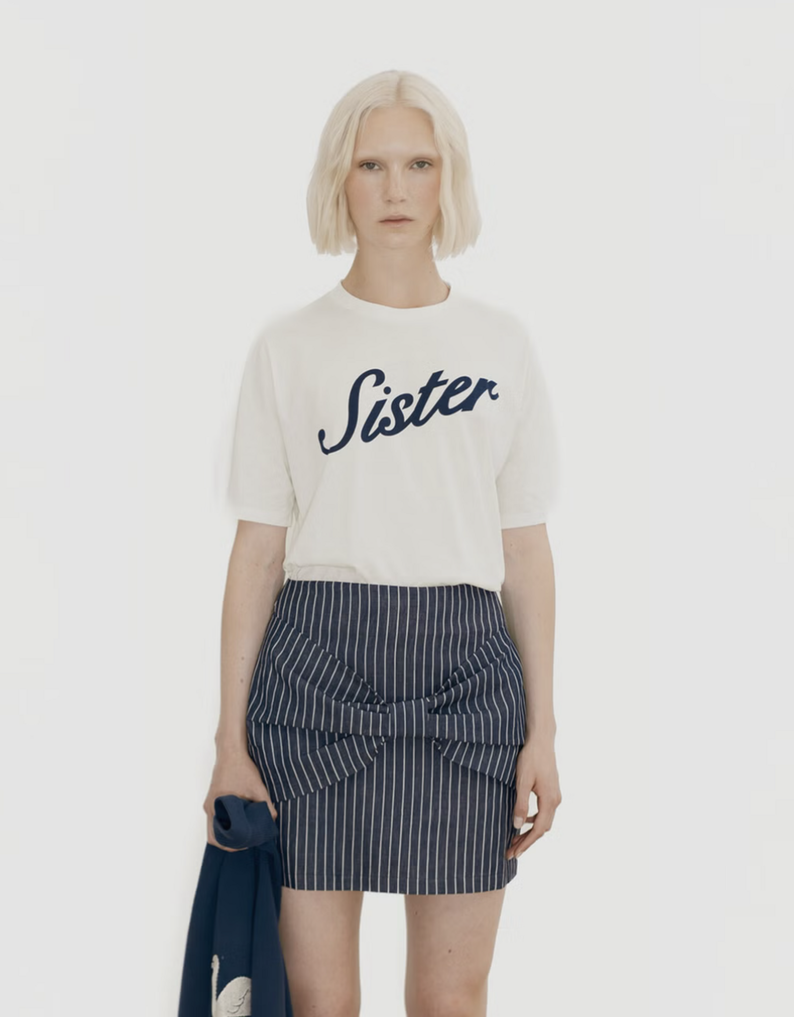 The Tiny Big Sister T-Shirt 'Sister' - Off White - The Tiny Big Sister