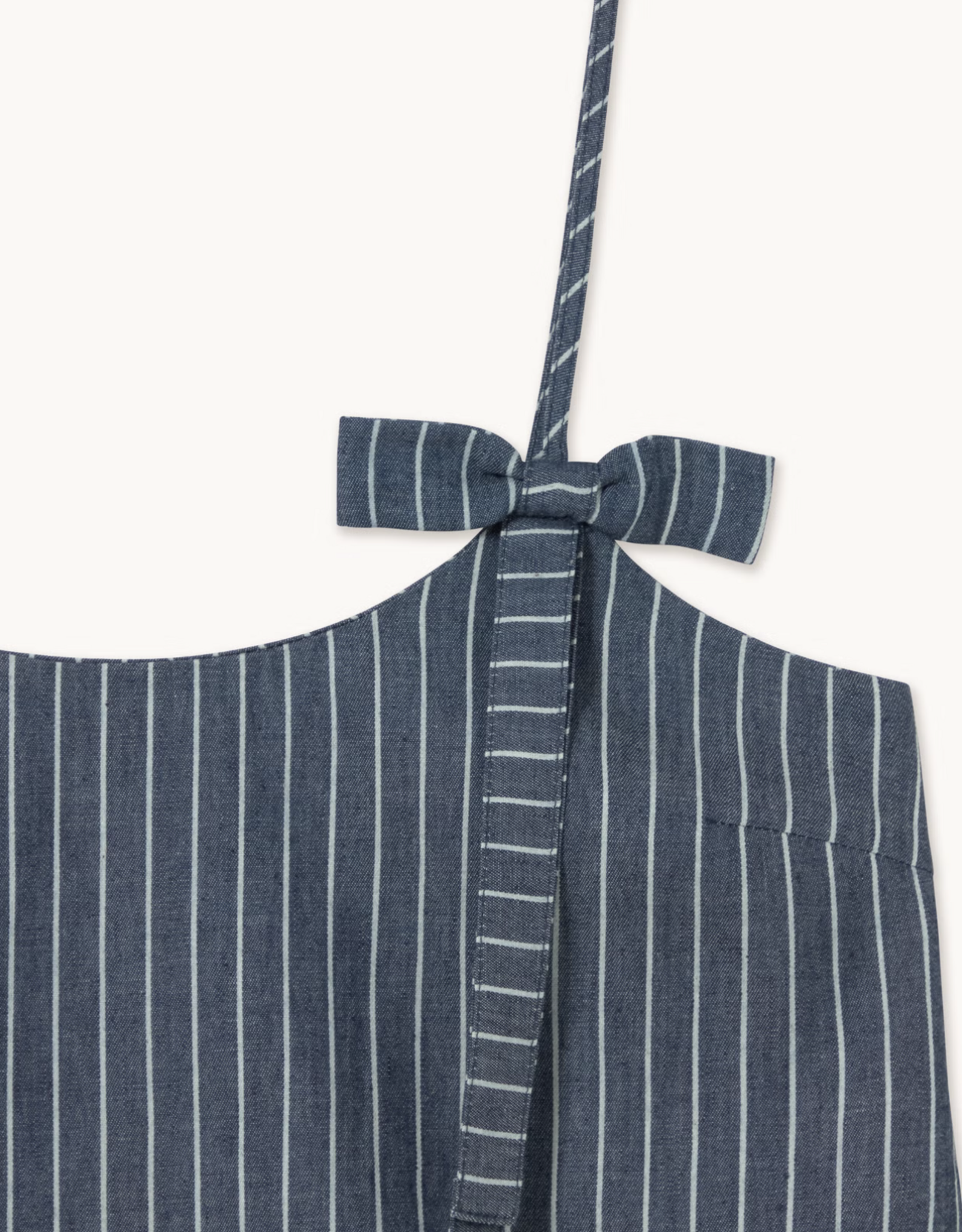 The Tiny Big Sister Top Striped 'Straps' - Light Navy - The Tiny Big Sister