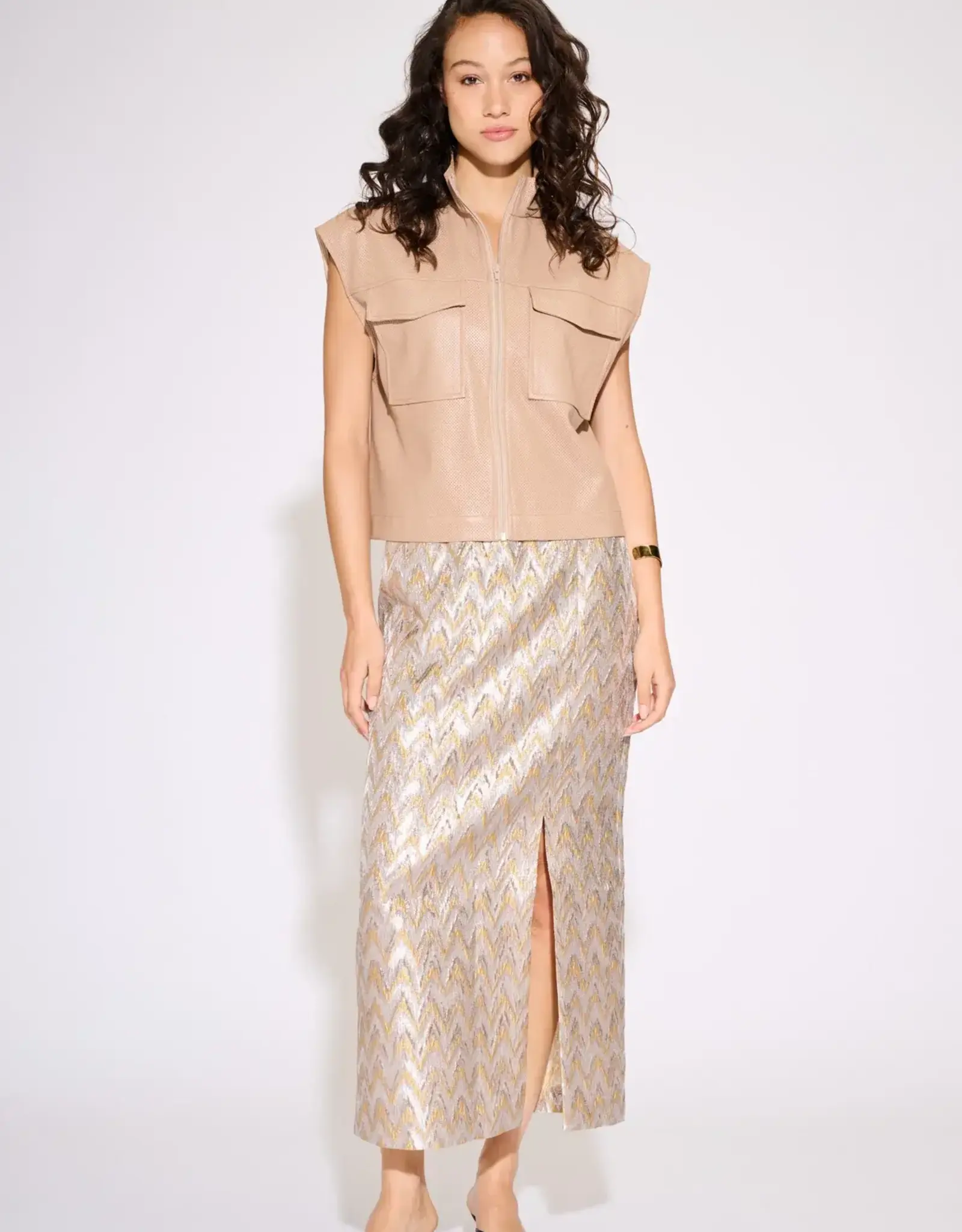 Bô-Dôme Waistcoat 'Josh' - Beige - Bô-Dôme