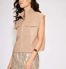 Bô-Dôme Waistcoat 'Josh' - Beige - Bô-Dôme