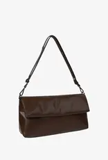 HVISK Handtas 'Arlene Glossy Structure'  - Cocoa - Hvisk