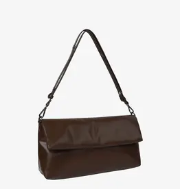 HVISK Handtas 'Arlene Glossy Structure'  - Cocoa - Hvisk