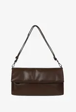 HVISK Handtas 'Arlene Glossy Structure'  - Cocoa - Hvisk