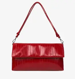 HVISK Handtas 'Arlene Stroke Structure'  - Scarlet Red - Hvisk