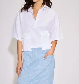 Bô-Dôme Blouse 'Bari' - White  - Bô-Dôme