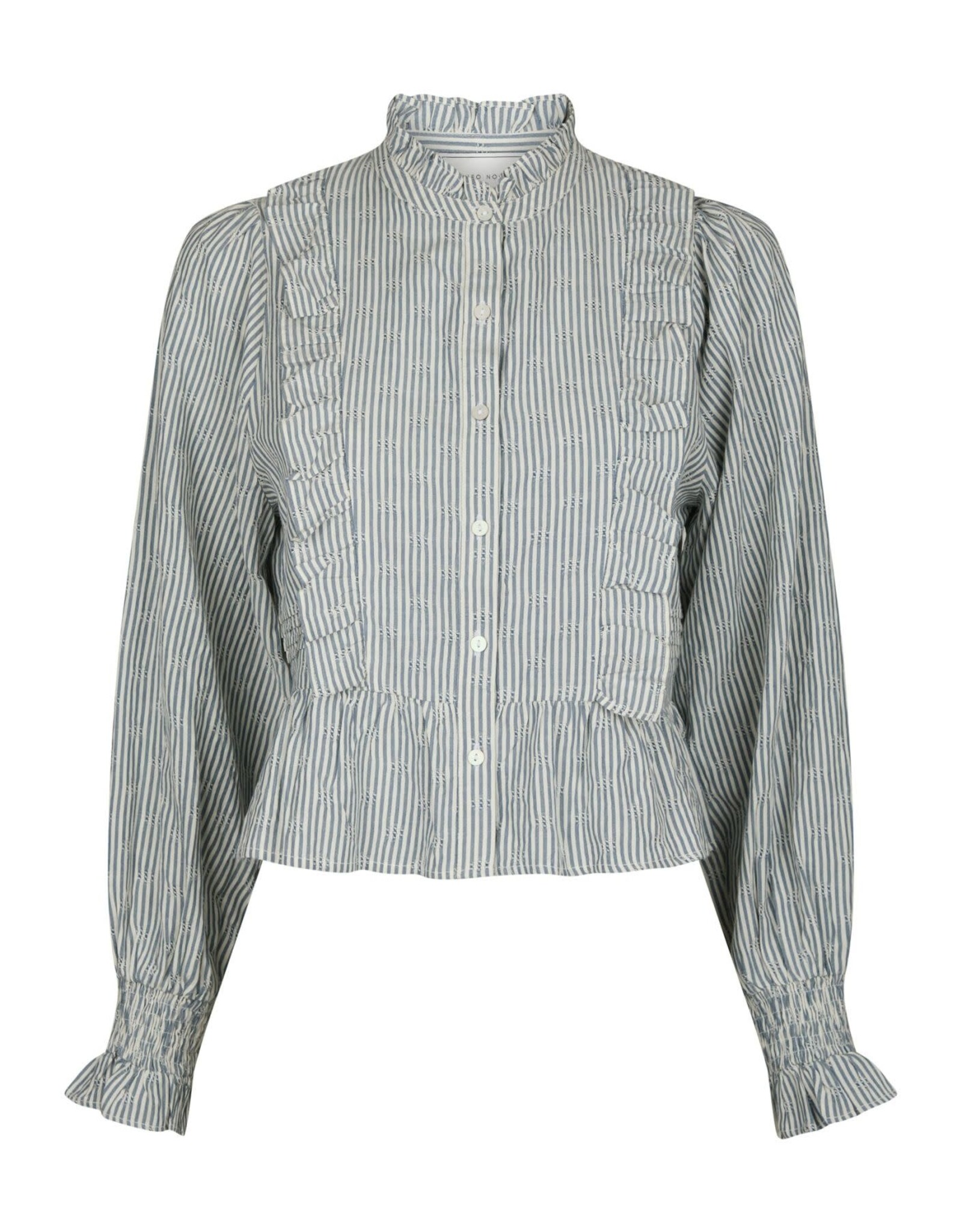 Blouse Stripe 'Petrine' - Blue - Neo Noir