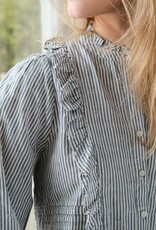 Blouse Stripe 'Petrine' - Blue - Neo Noir