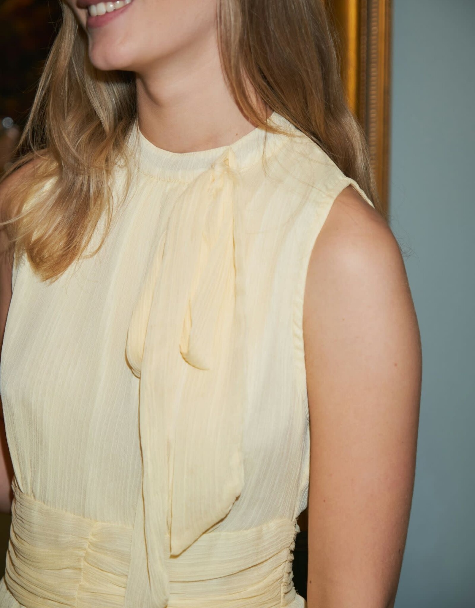 Jurk 'May' - Light Yellow - Neo Noir