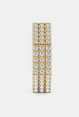 Billion Avenue Edge Large Diamond Earring - Gold - Billion Avenue