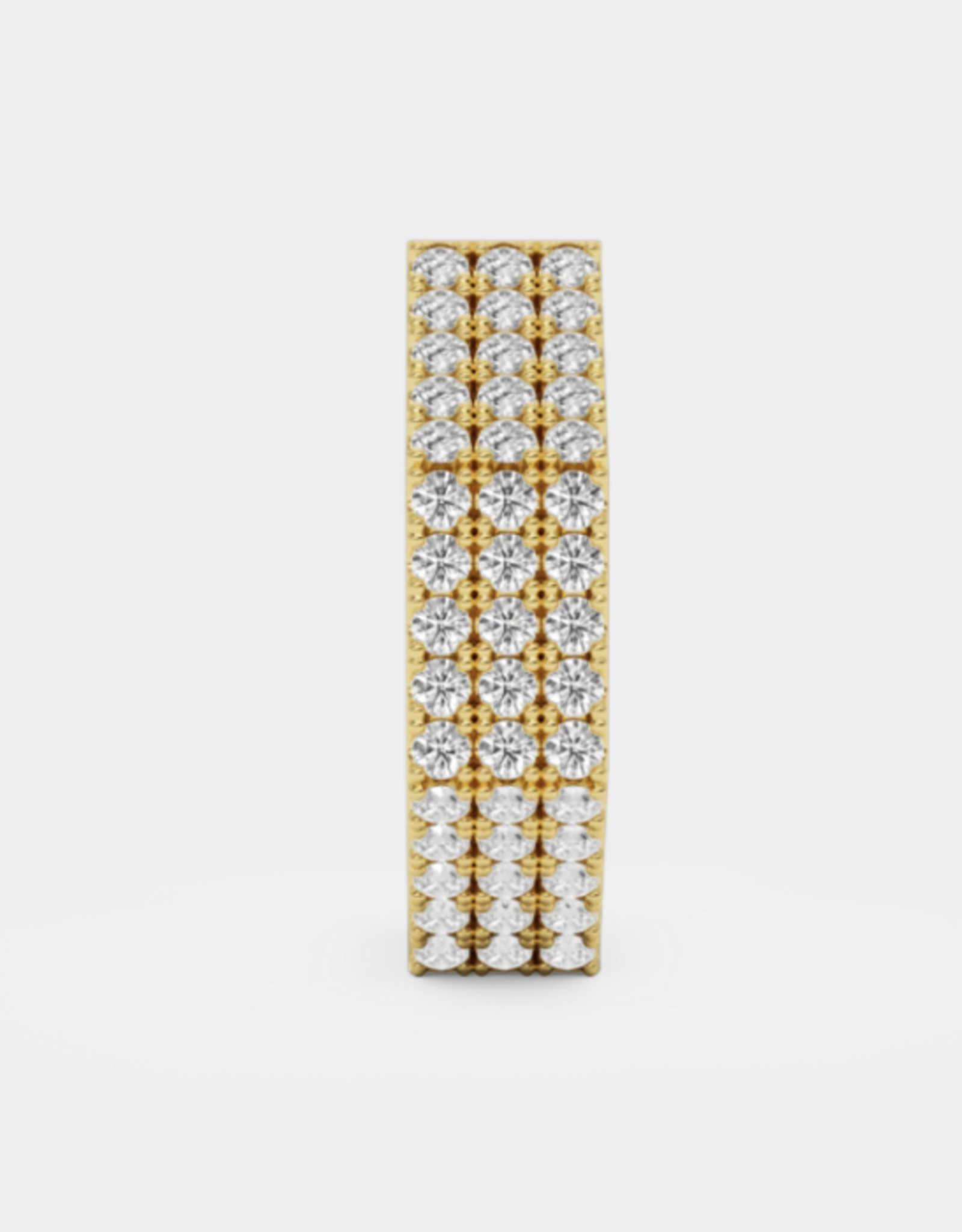 Billion Avenue Edge Large Diamond Earring - Gold - Billion Avenue