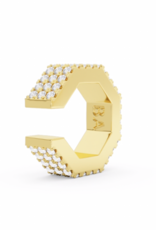 Billion Avenue Edge Small Diamond Earcuff - Gold - Billion Avenue