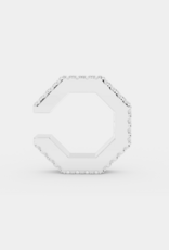 Billion Avenue Edge Small Diamond Earcuff - Silver - Billion Avenue