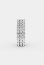 Billion Avenue Edge Small Diamond Earcuff - Silver - Billion Avenue