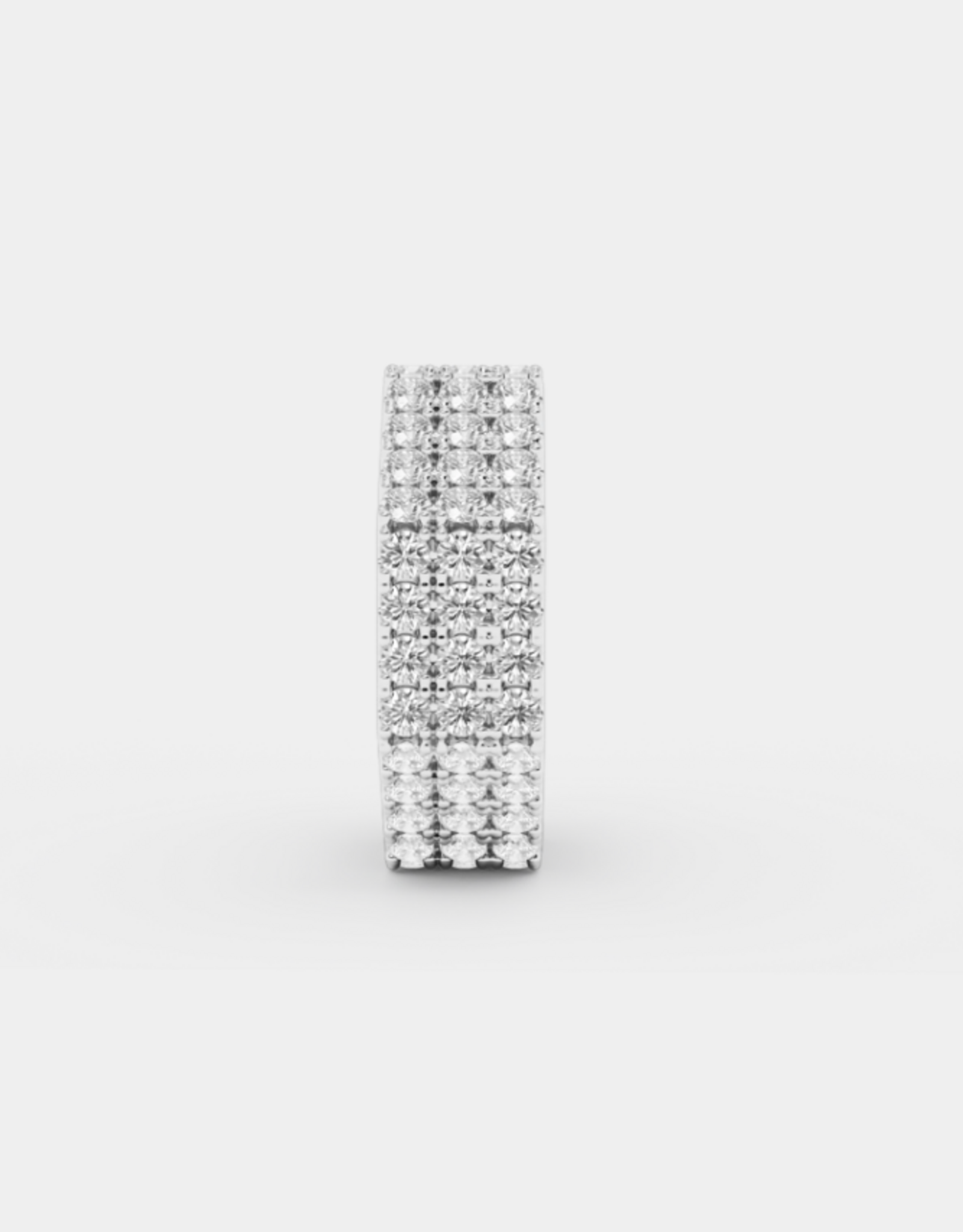 Billion Avenue Edge Small Diamond Earcuff - Silver - Billion Avenue