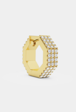 Billion Avenue Edge Small Diamond Earring - Gold - Billion Avenue