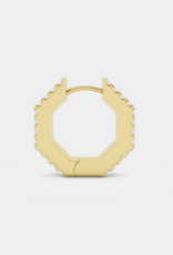 Billion Avenue Edge Small Diamond Earring - Gold - Billion Avenue