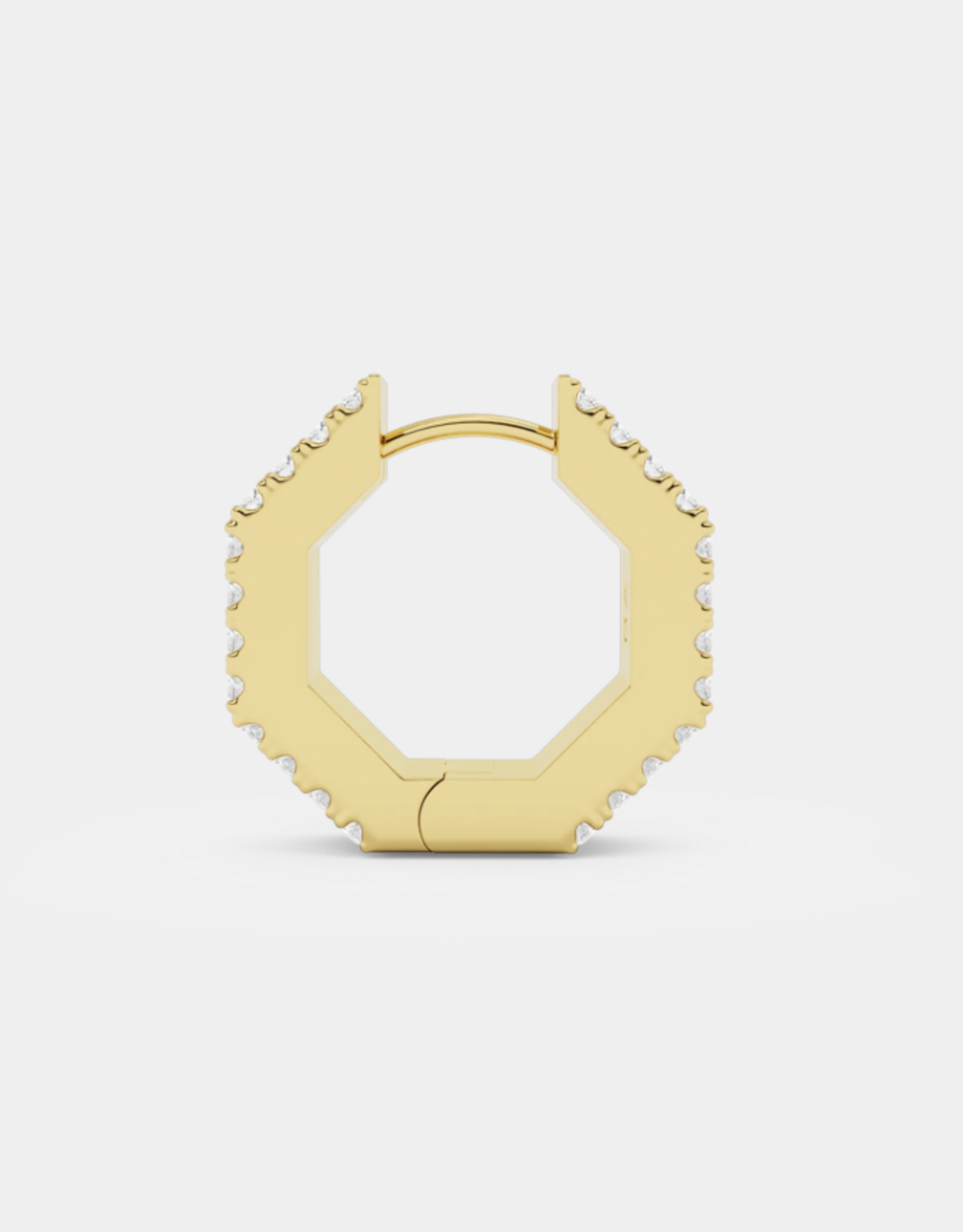 Billion Avenue Edge Small Diamond Earring - Gold - Billion Avenue