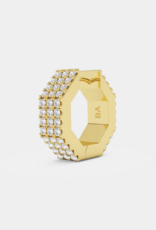 Billion Avenue Edge Small Diamond Earring - Gold - Billion Avenue