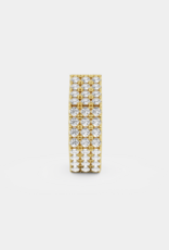 Billion Avenue Edge Small Diamond Earring - Gold - Billion Avenue