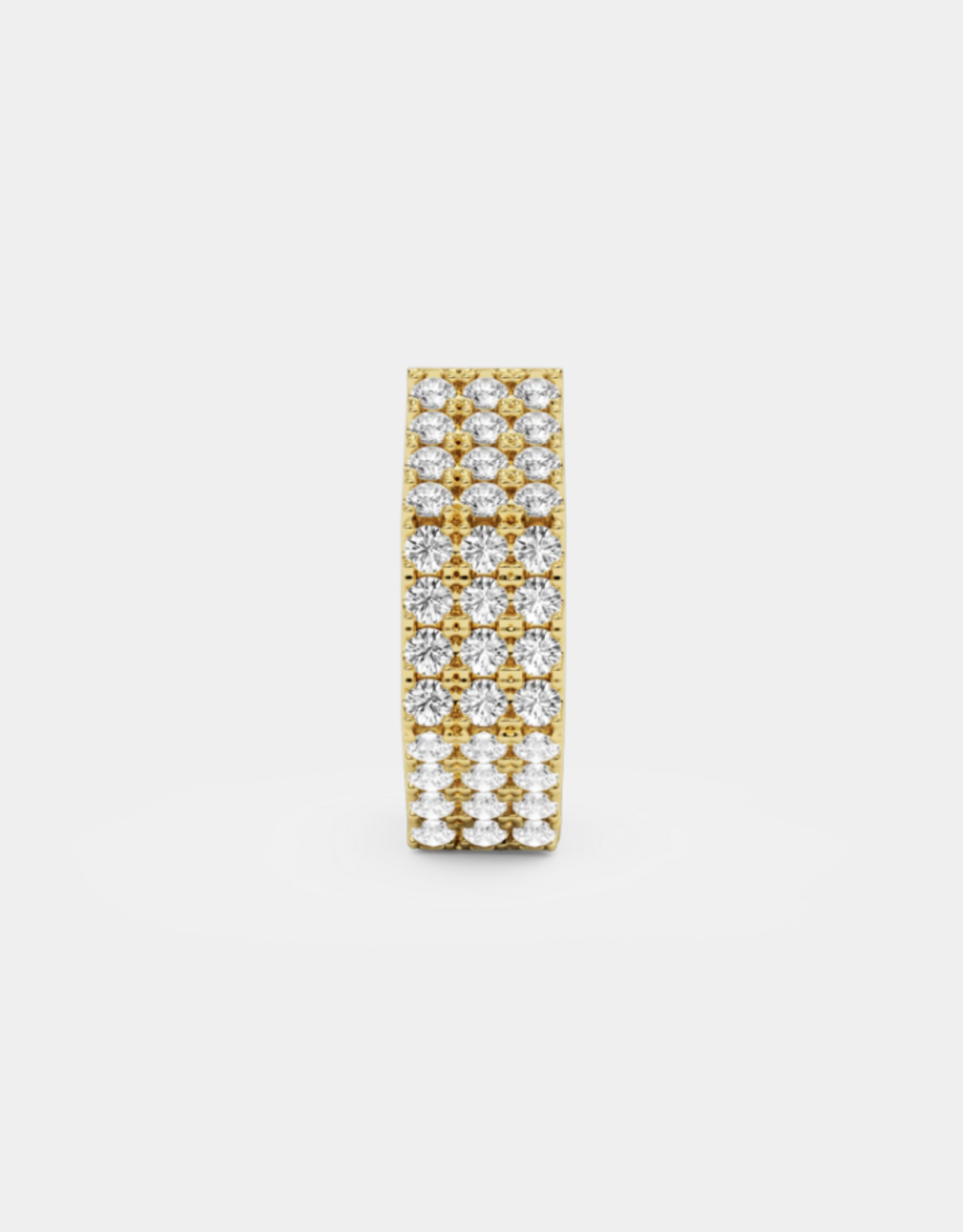 Billion Avenue Edge Small Diamond Earring - Gold - Billion Avenue