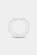 Billion Avenue Edge Small Diamond Earring - Silver - Billion Avenue