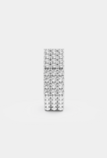 Billion Avenue Edge Small Diamond Earring - Silver - Billion Avenue
