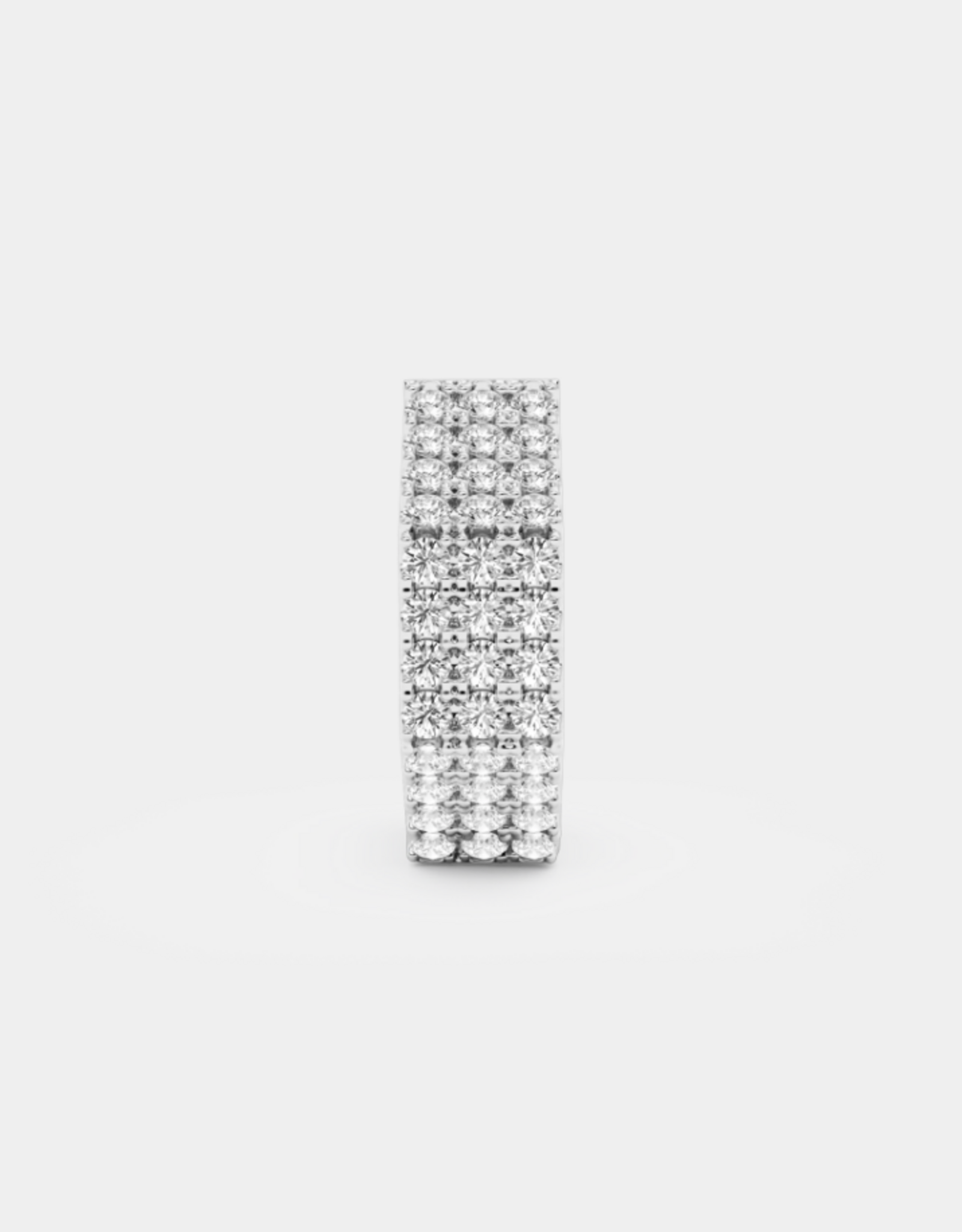 Billion Avenue Edge Small Diamond Earring - Silver - Billion Avenue