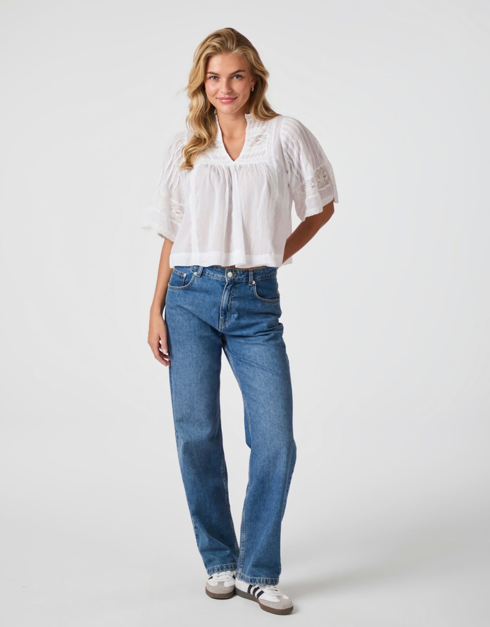 Blouse Voile 'Siama' - White - Neo Noir