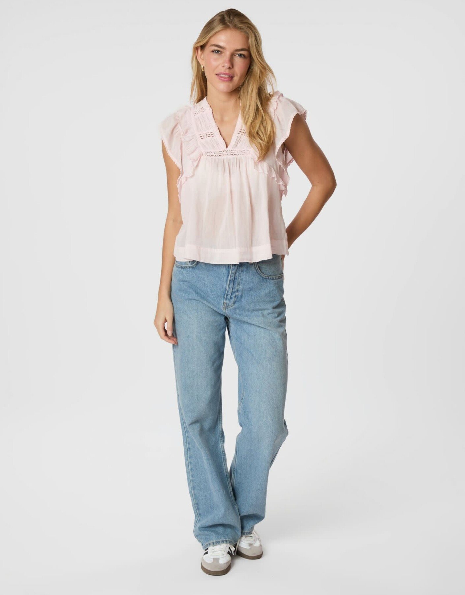 Top Voile 'Jayla' - Light Pink - Neo Noir