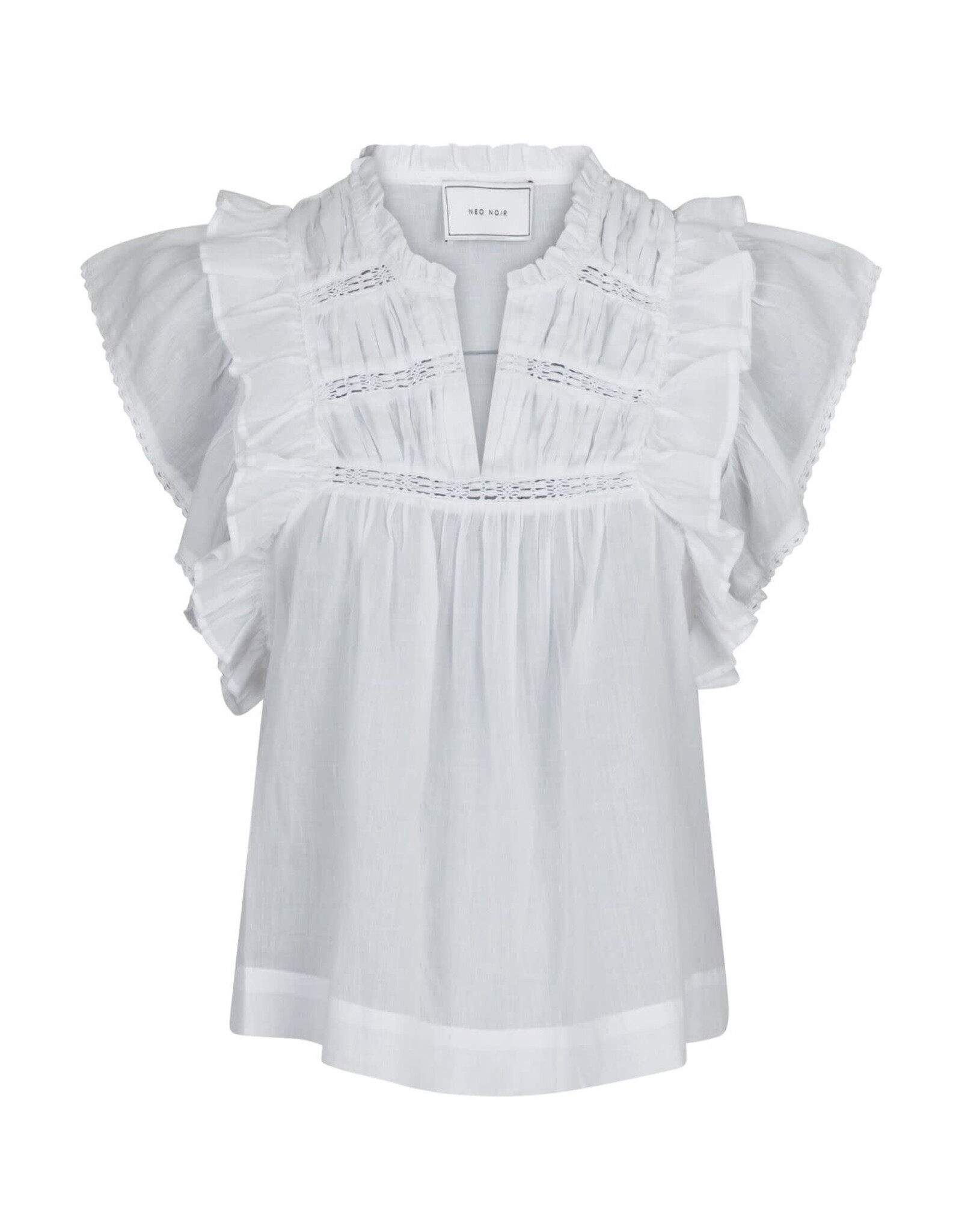 Top Voile 'Jayla' - White - Neo Noir